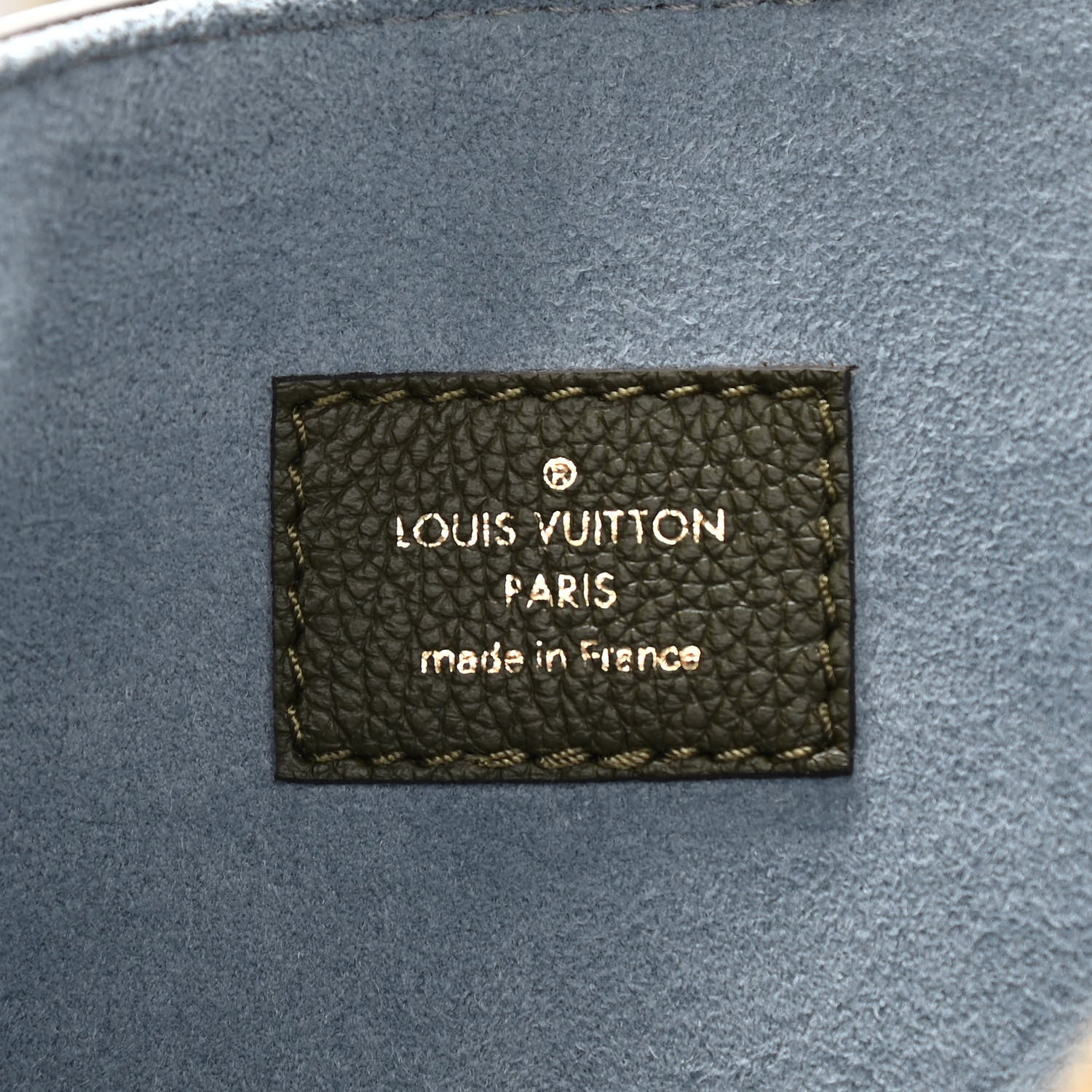 Louis Vuitton Grained Calfskin Lockme Shopper Kaki 6 of 13