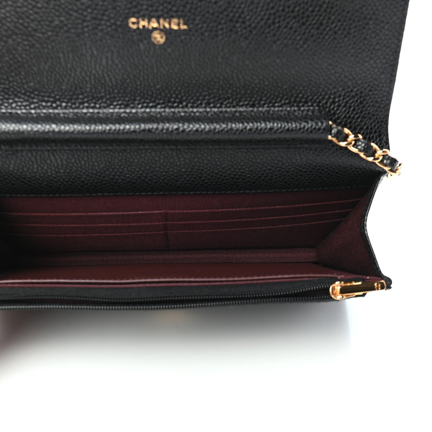 Chanel Caviar Quilted Wallet On Chain WOC Black 5 of 9