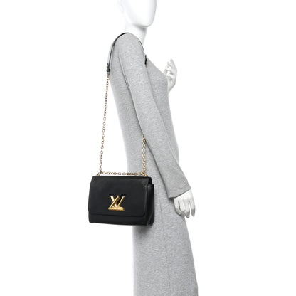 Louis Vuitton Epi Twist Shoulder Bag MM Black 2 of 10