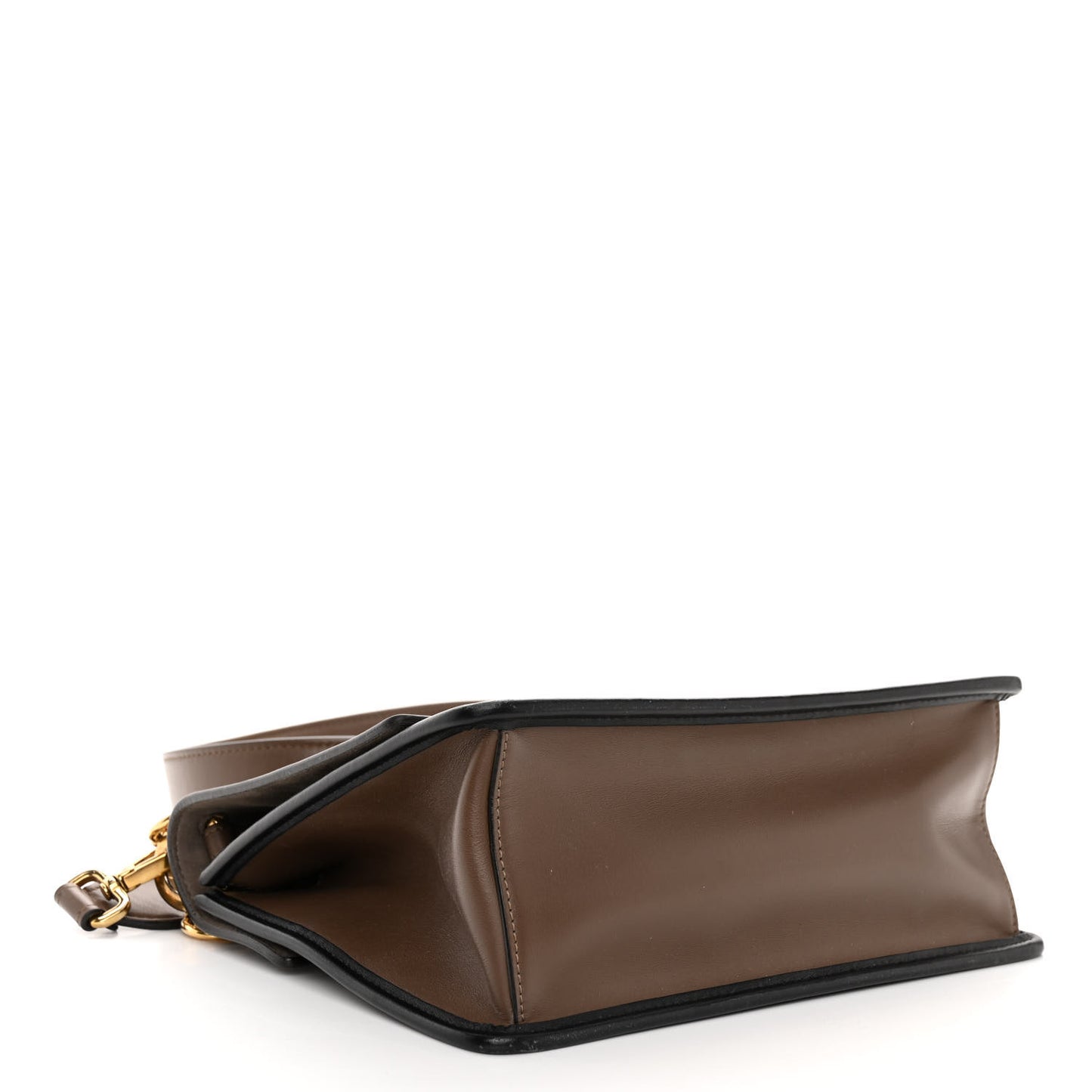 Vitello Century F is Fendi Bi-Color FF 1974 Embossed Kan I Shoulder Bag Maya Black