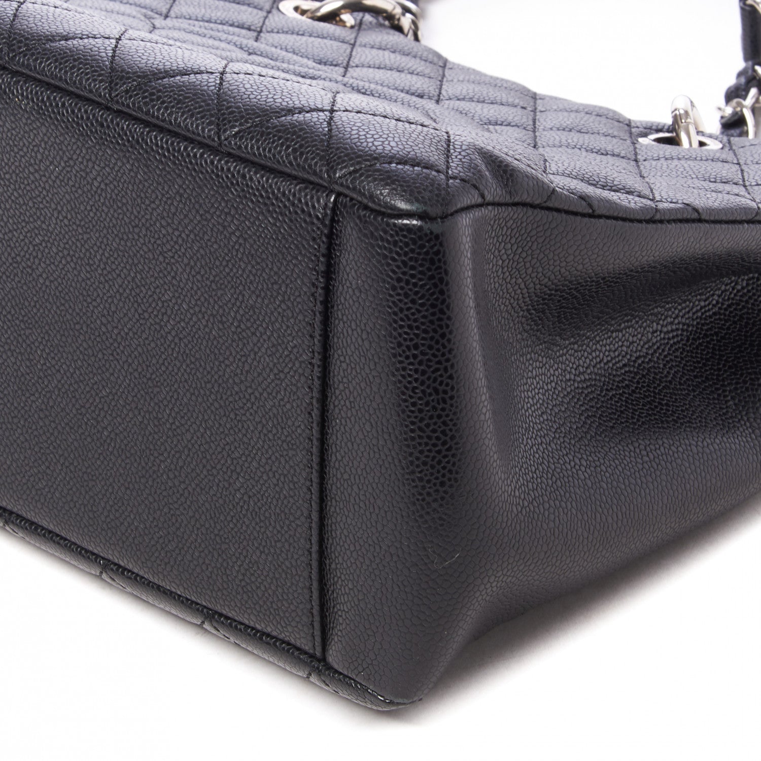 Chanel Caviar Quilted Grand Shopping Tote GST Black 5 of 9