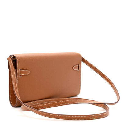 Hermes Epsom Kelly Wallet To Go Gold 2 of 7