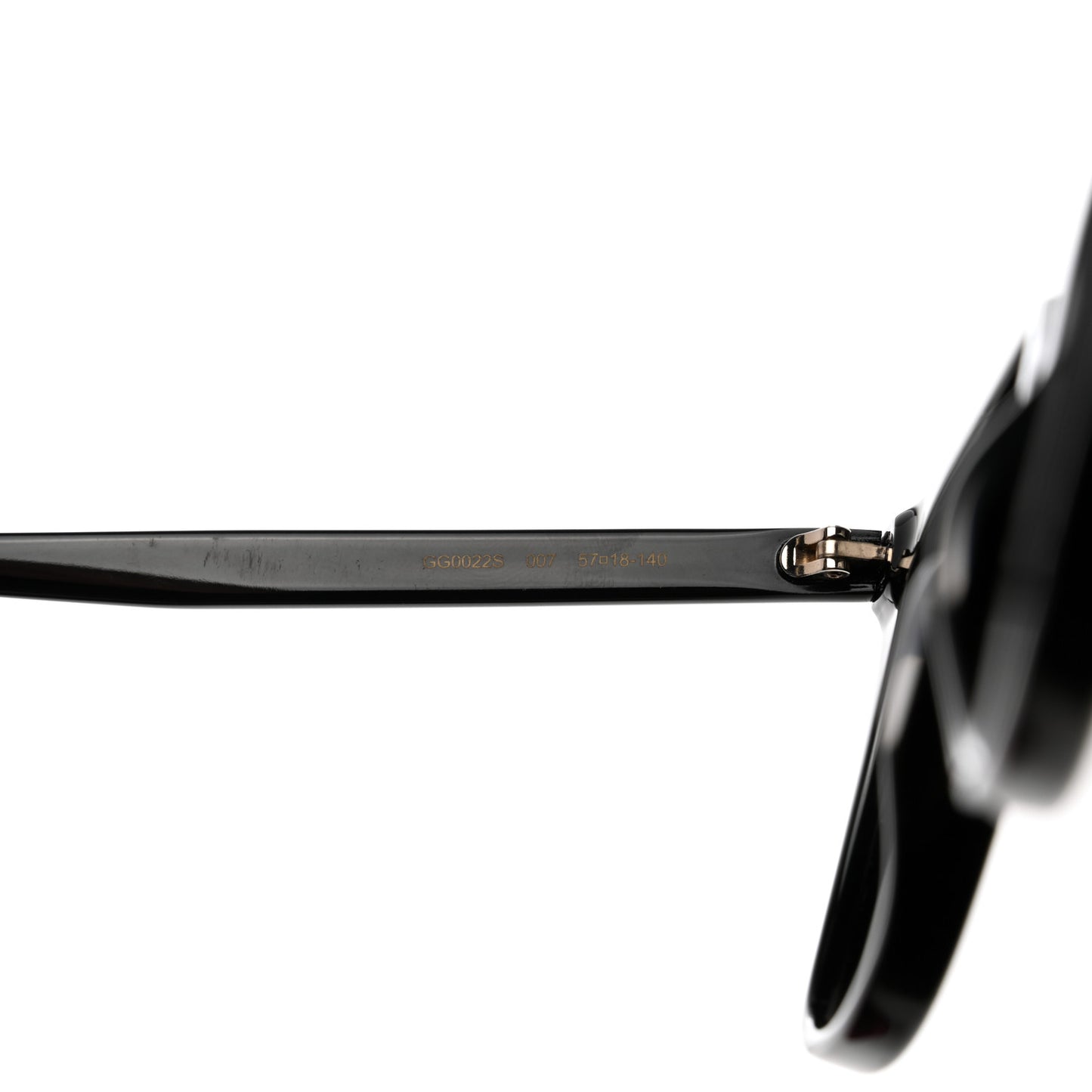 Acetate GG Sunglasses GG0022S Black