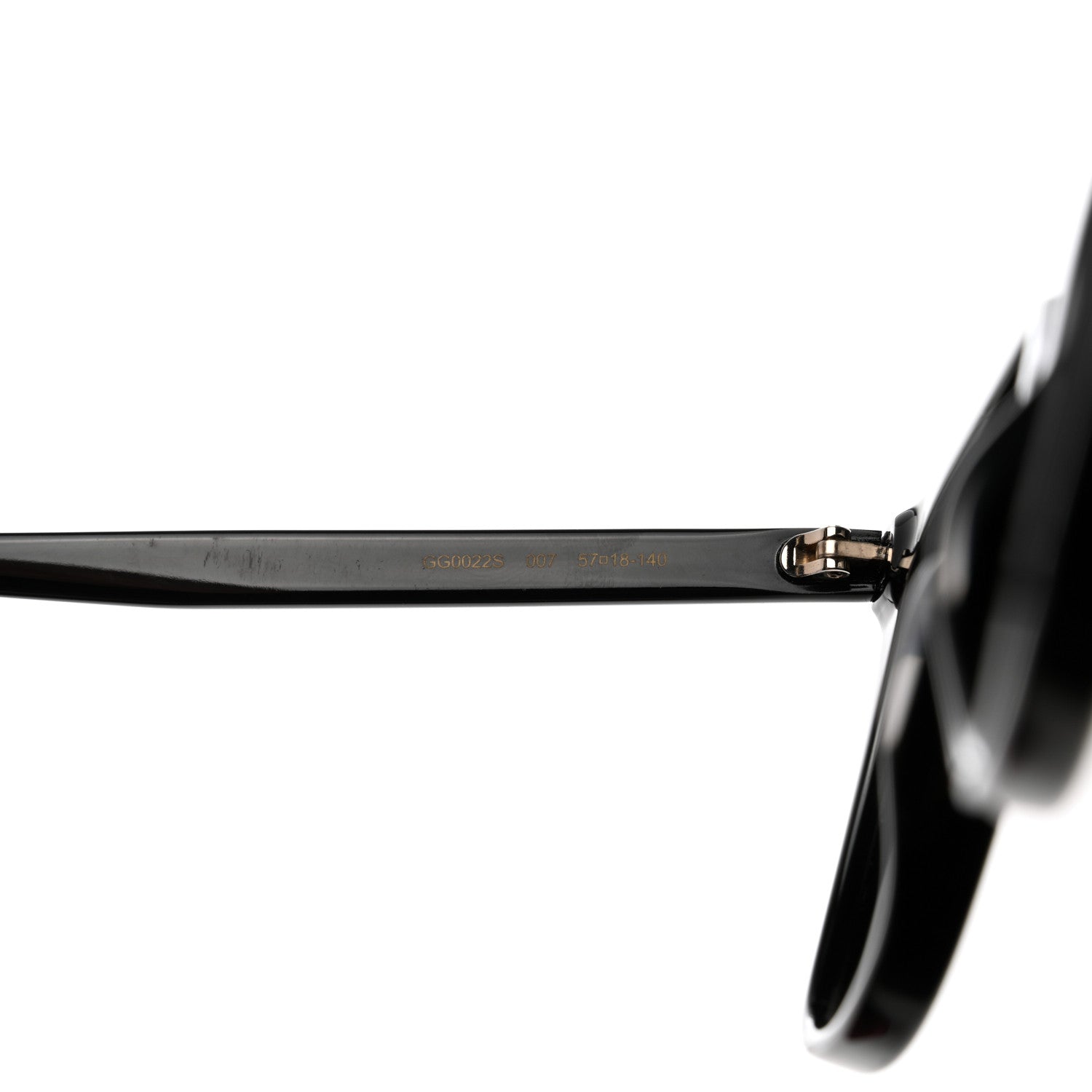 Gucci Acetate GG Sunglasses GG0022S Black 6 of 8