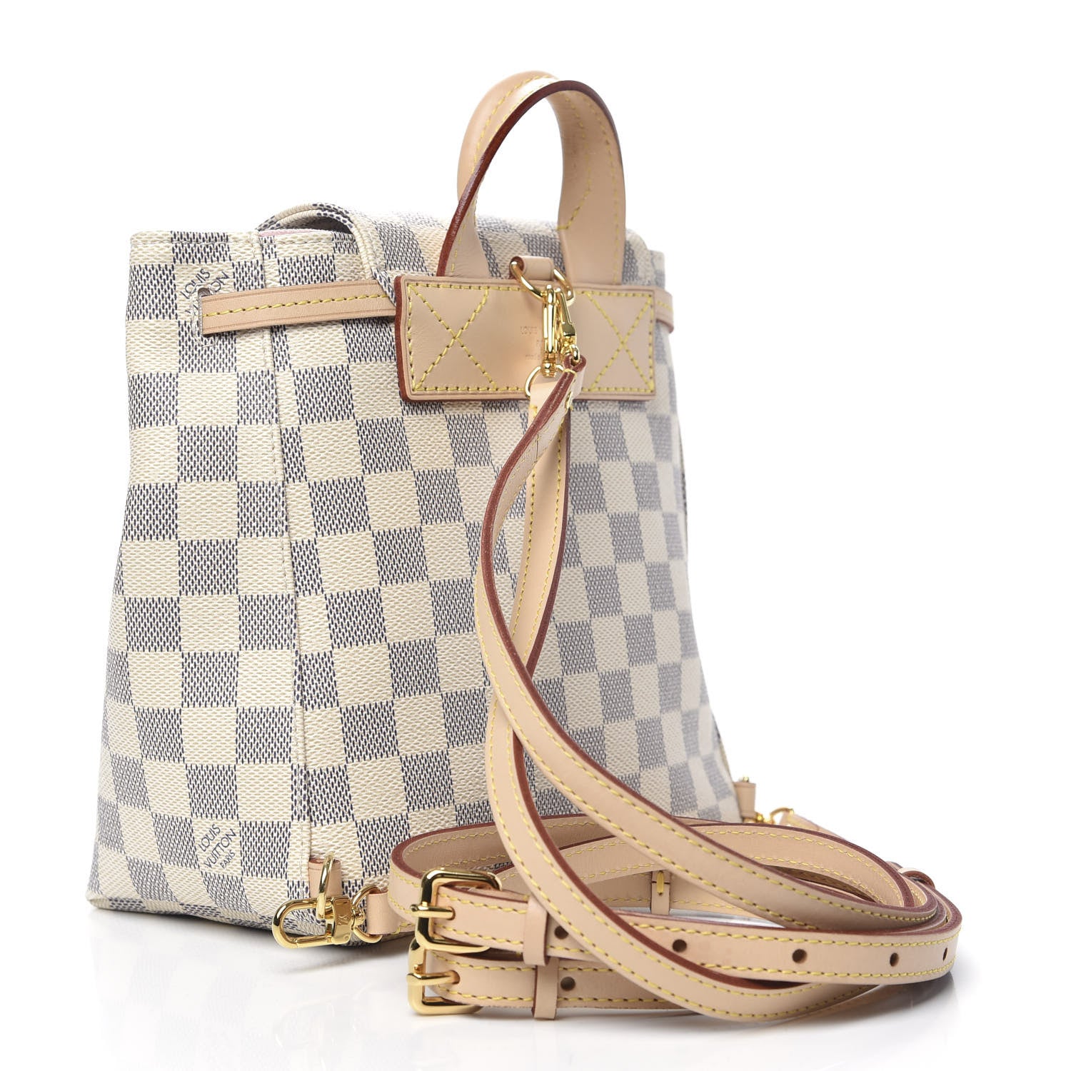 Louis Vuitton Damier Azur Sperone BB Backpack 2 of 7