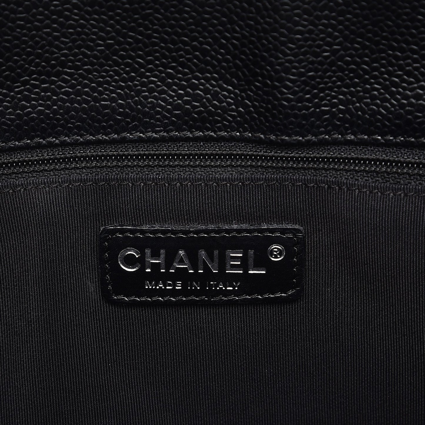 Caviar Quilted Grand Shopping Tote GST Black
