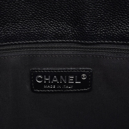 Chanel Caviar Quilted Grand Shopping Tote GST Black 6 of 13