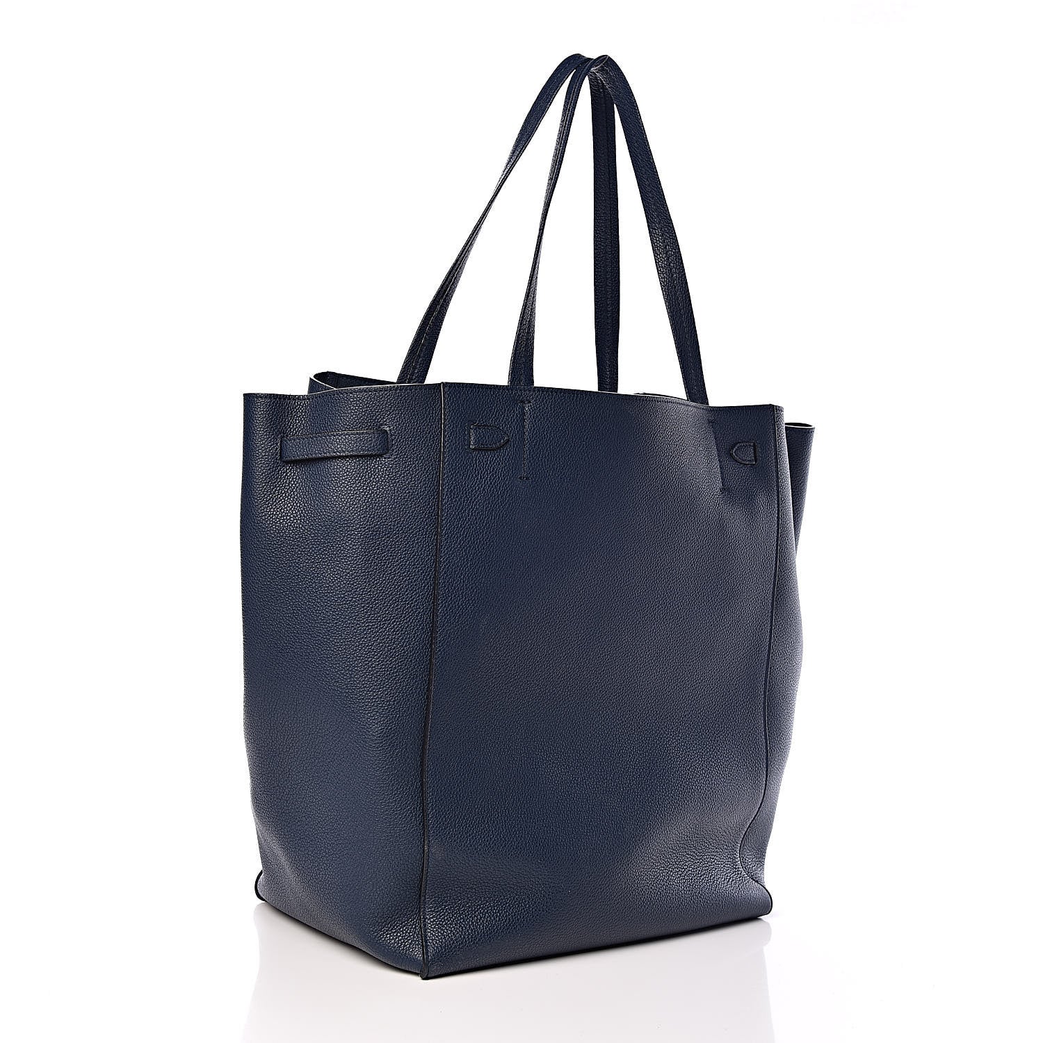 Celine Soft Grained Calfskin Medium Belt Cabas Phantom Abyss Blue 3 of 14