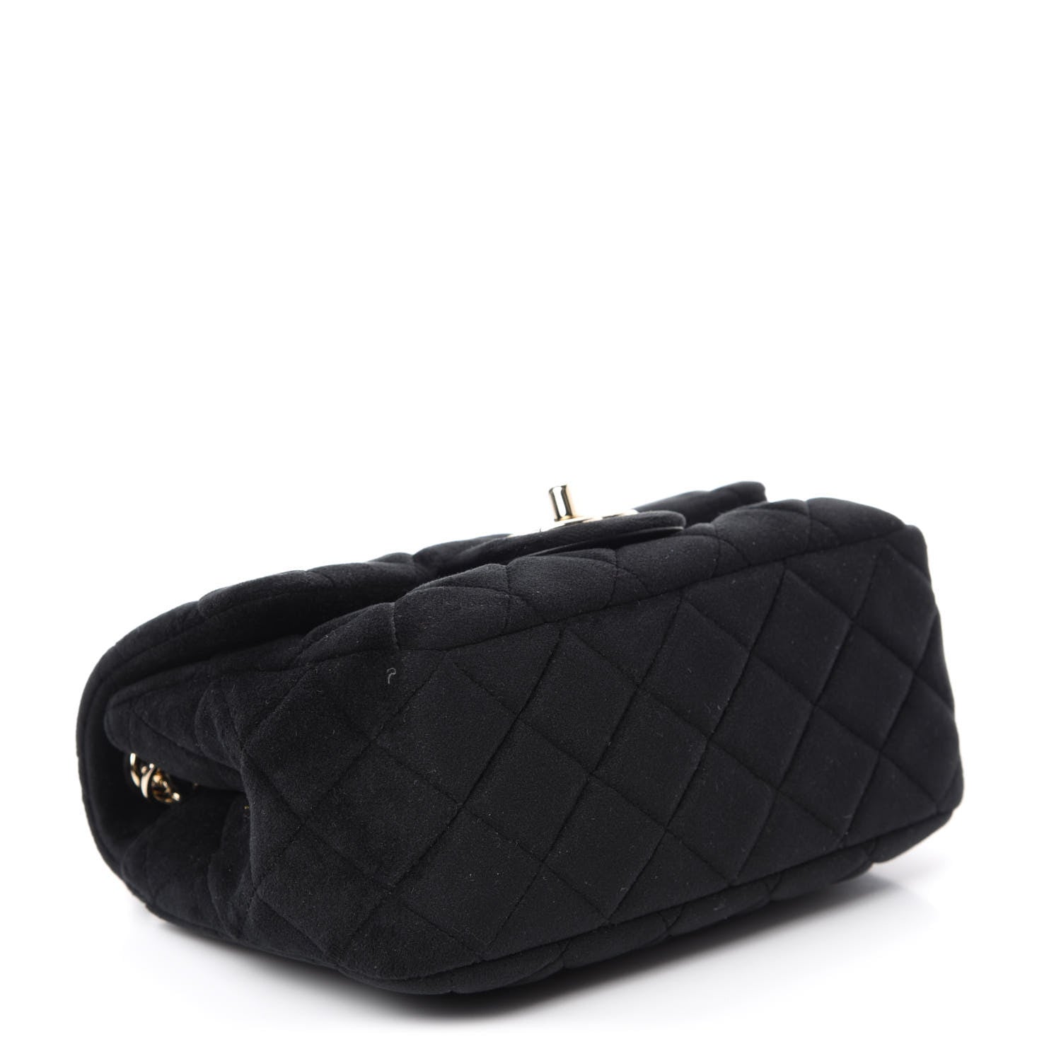 Chanel Velvet Quilted Mini Pearl Crush Flap Black 4 of 10