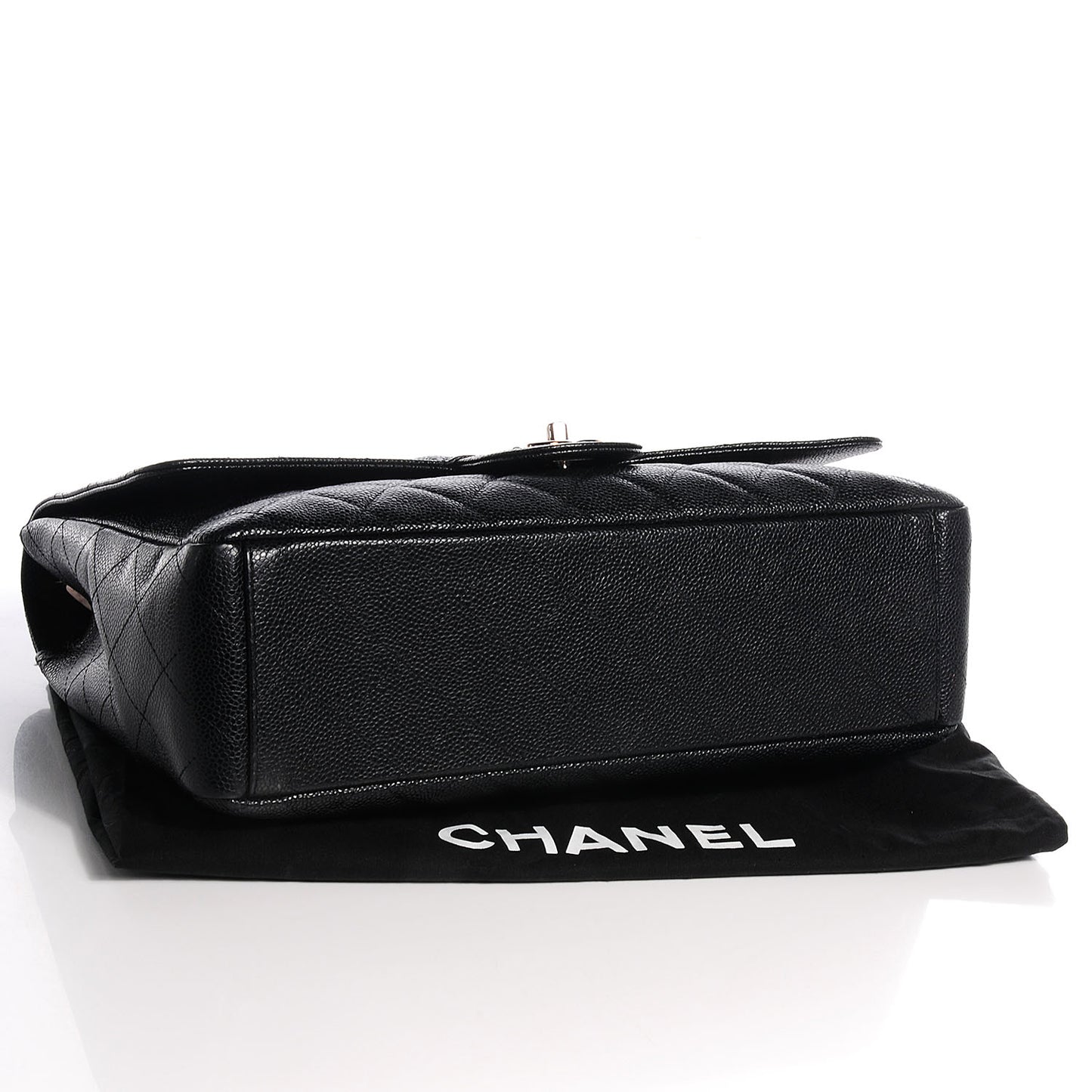 Caviar Maxi Single Flap Black