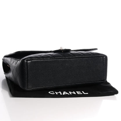 Chanel Caviar Maxi Single Flap Black 4 of 8