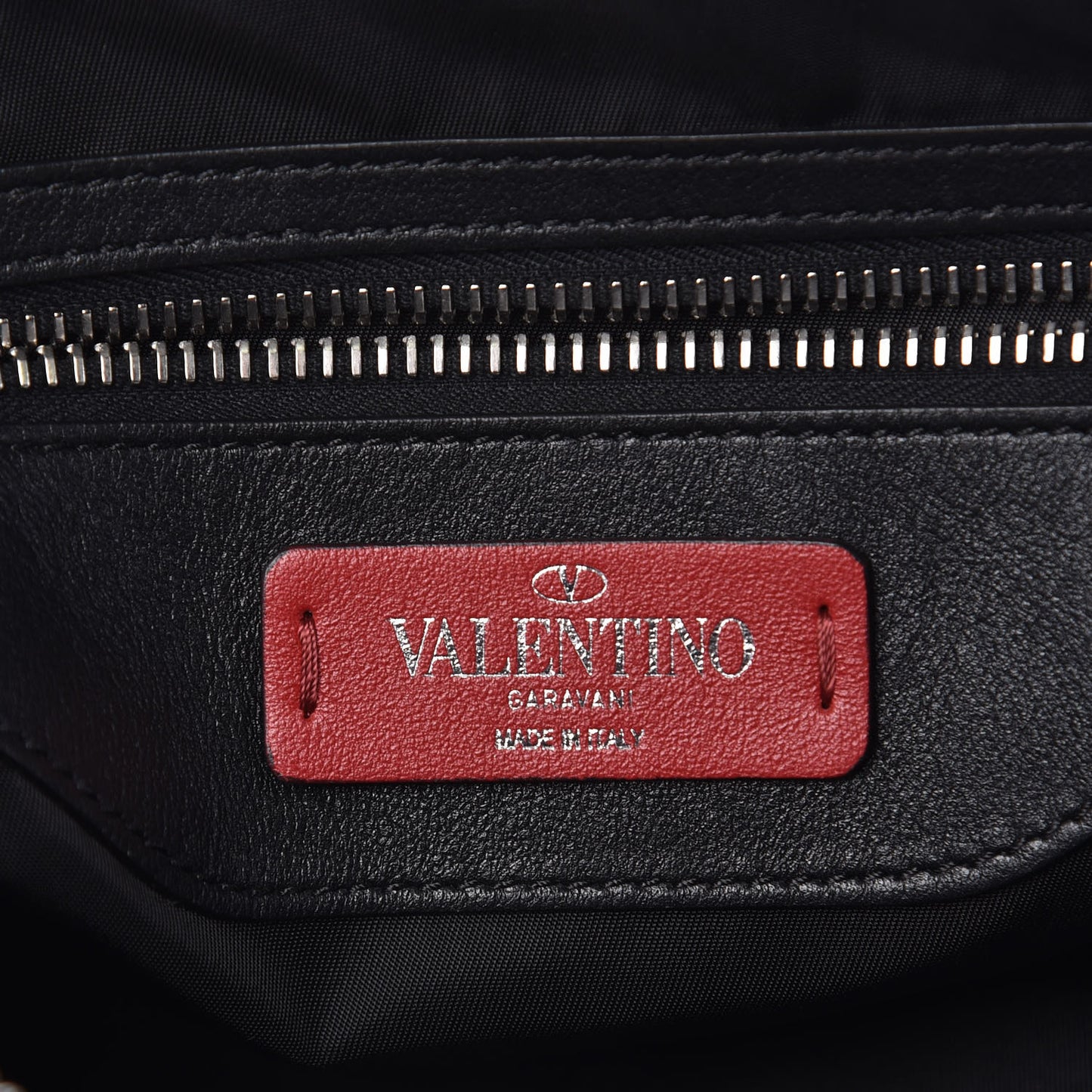 Nylon VLTN Messenger Bag Black