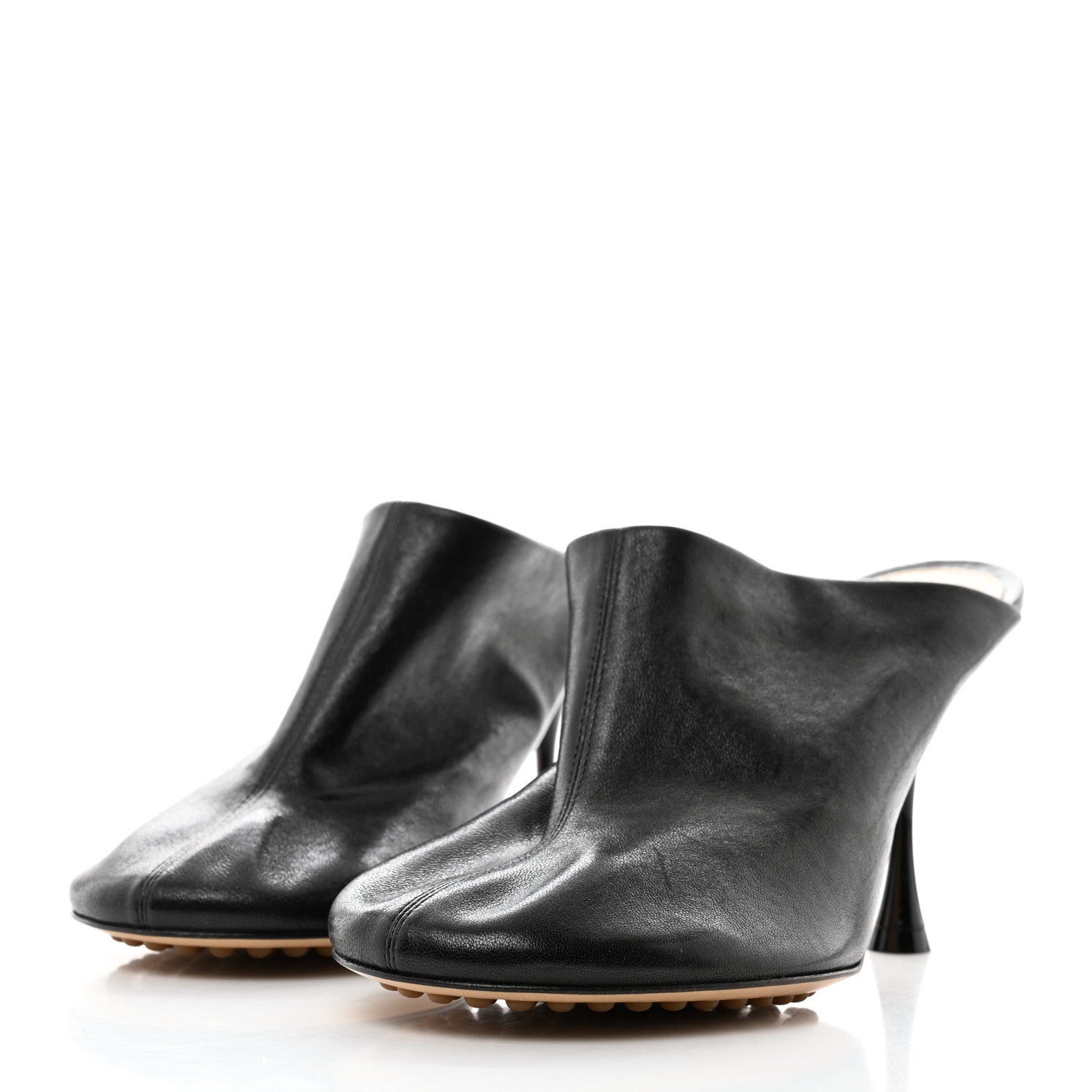 Bottega Veneta Stretch Nappa Dot Pumps 37 Black 3 of 7