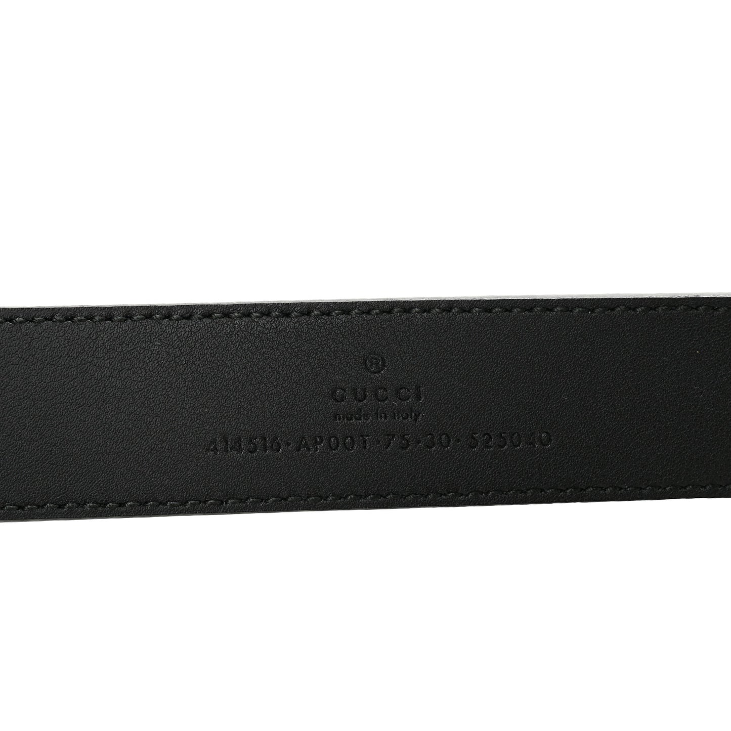 Calfskin Double G 30mm Belt 75 30 Black