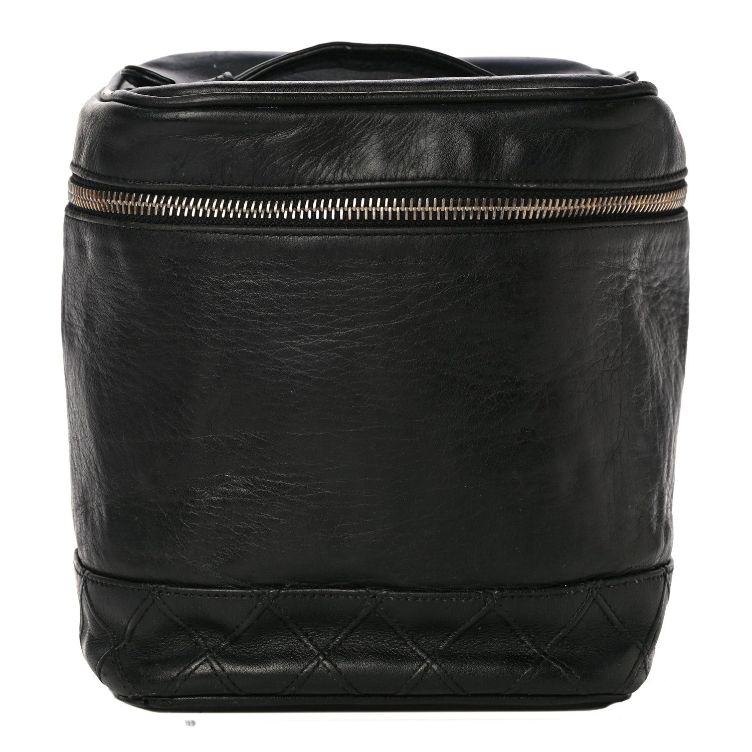 Chanel Lambskin Vanity Cosmetic Case Black 1 of 20