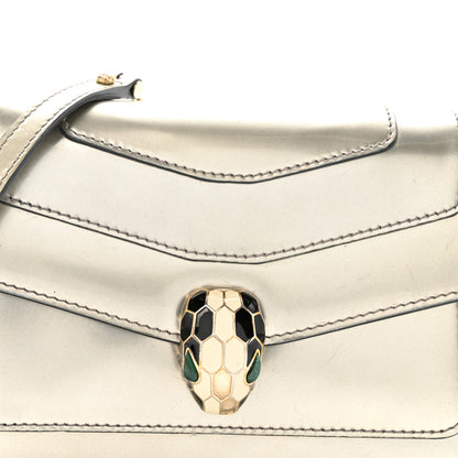 Bulgari Metallic Serpenti Forever Small Shoulder Bag Silver 7 of 16