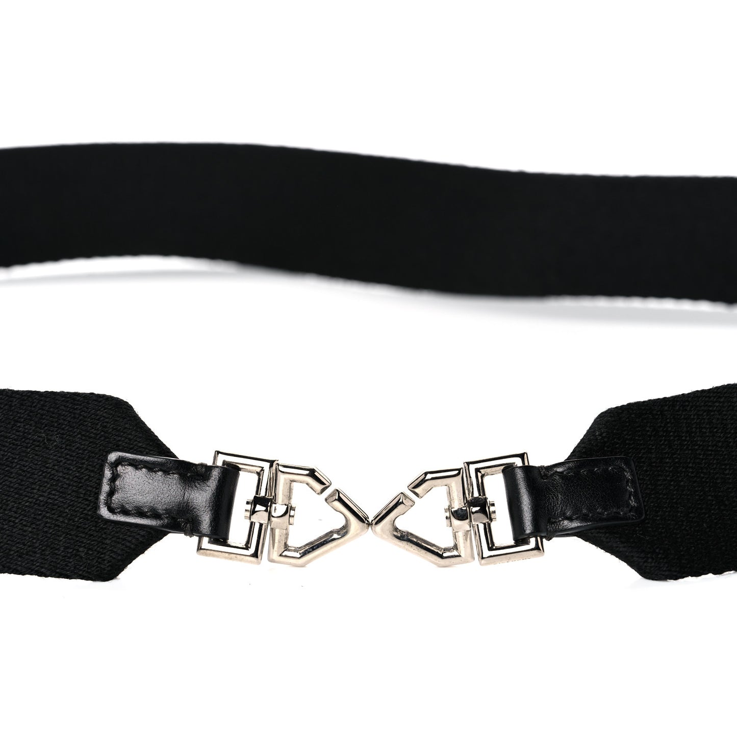Canvas Logo Bag Strap Black