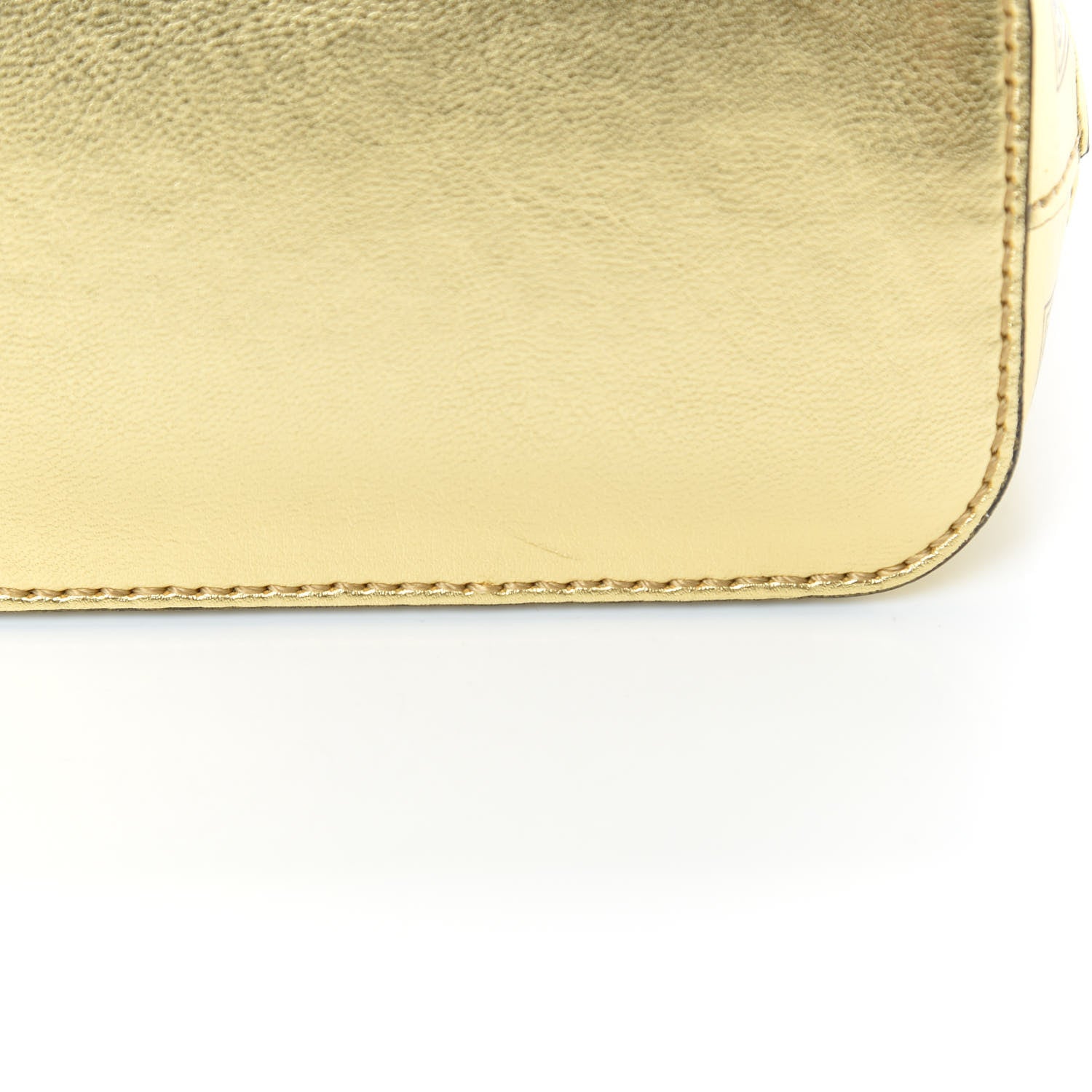 Gucci X SEGA Calfskin GUCCY Stars Mini Dome Shoulder Bag Gold 11 of 11