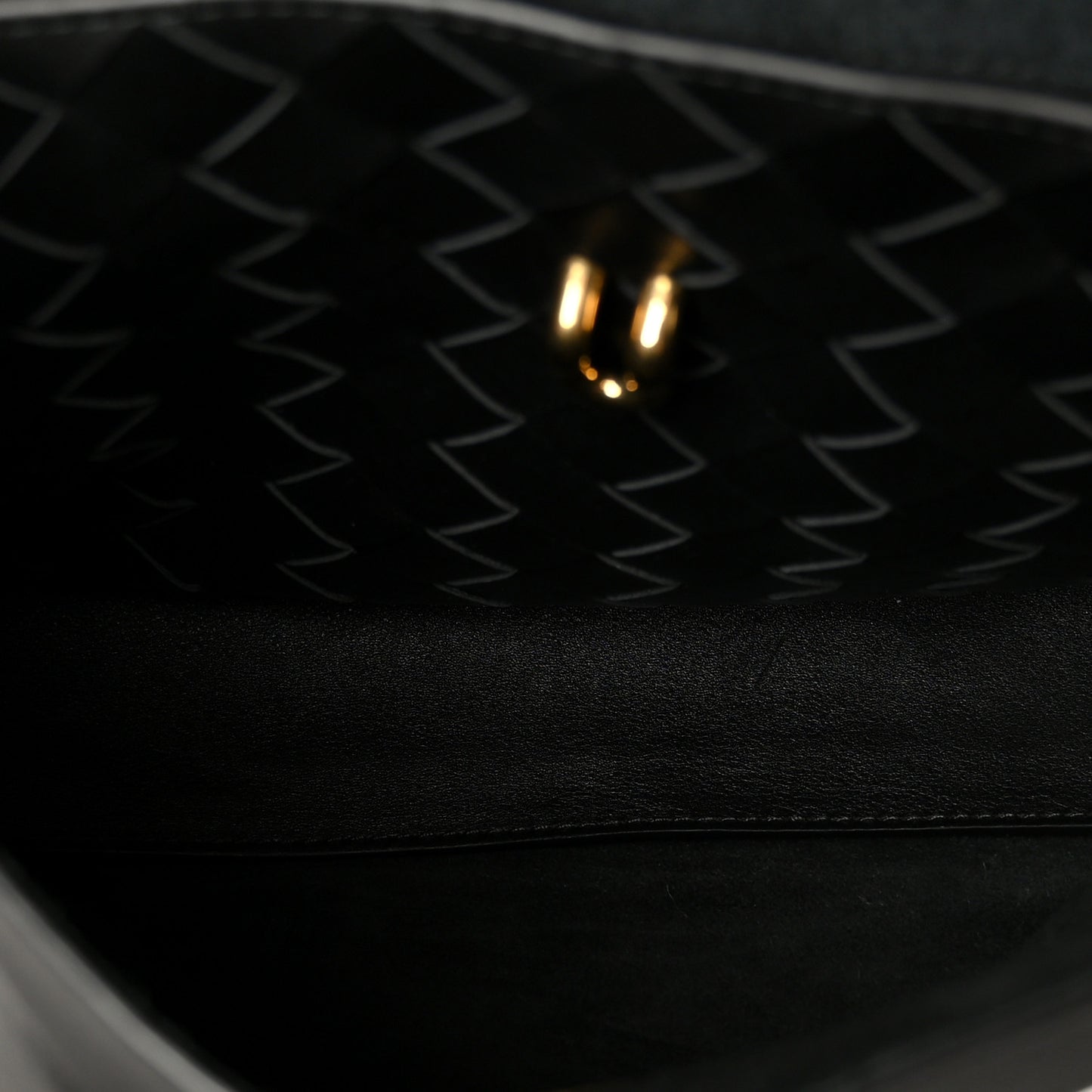 Silky Calfskin Small Ciao Ciao Black