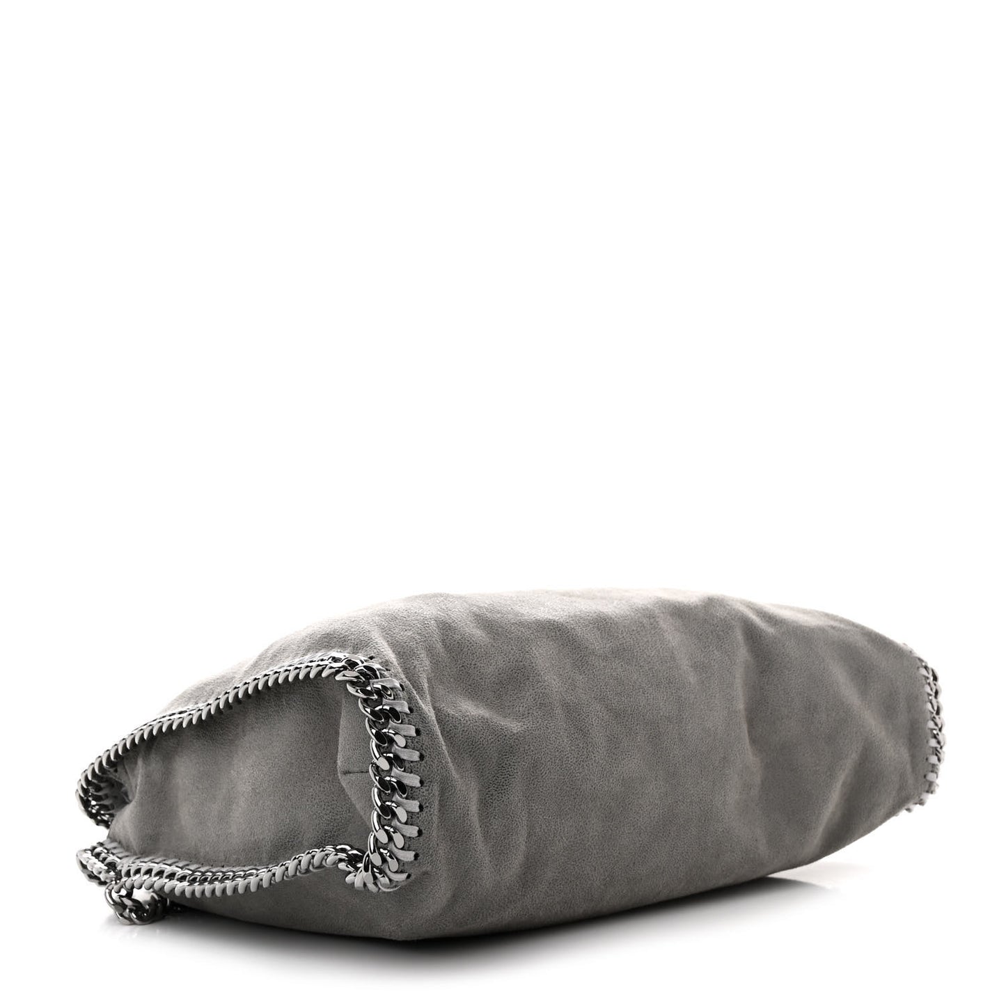 Shaggy Deer Falabella Fold Over Tote Grey