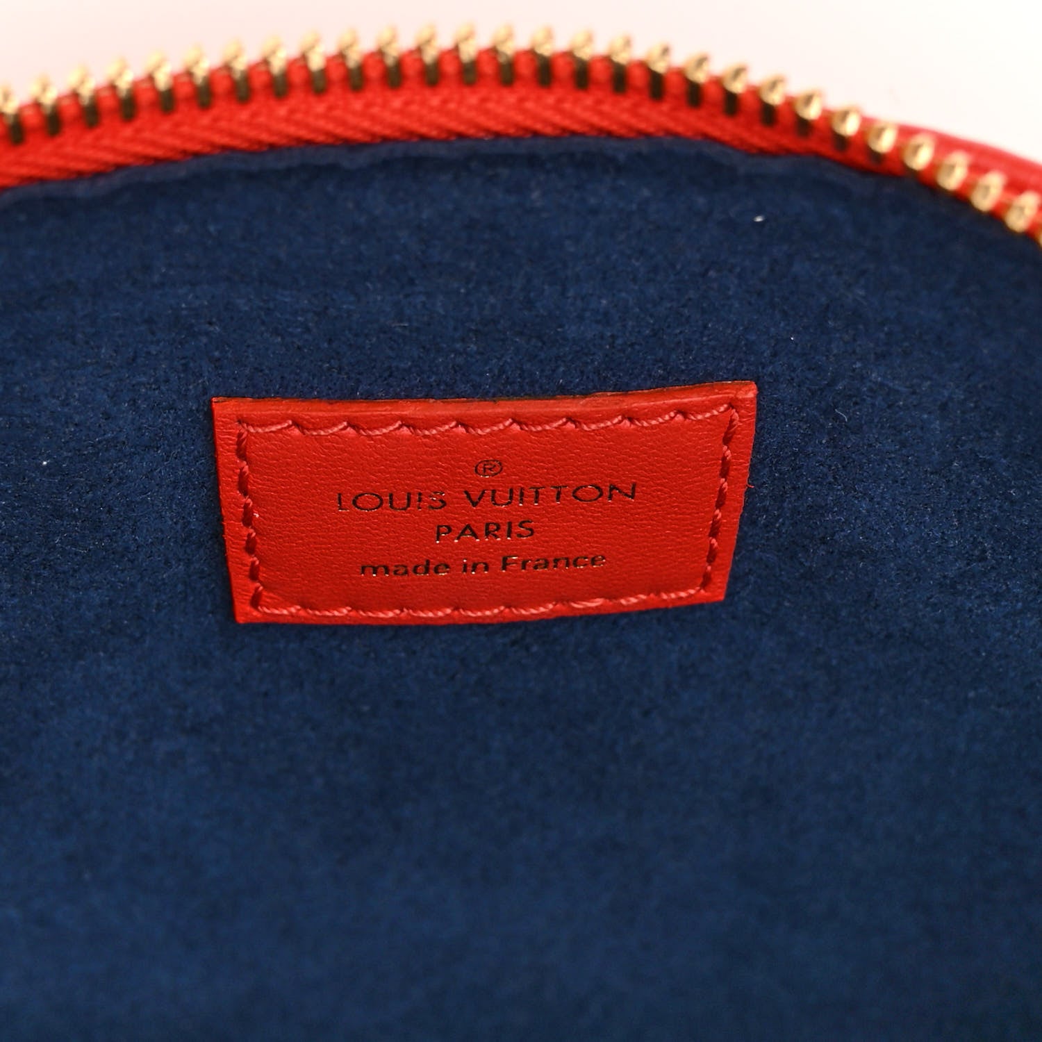 Louis Vuitton Lambskin Embossed Monogram Coussin PM Red 8 of 11