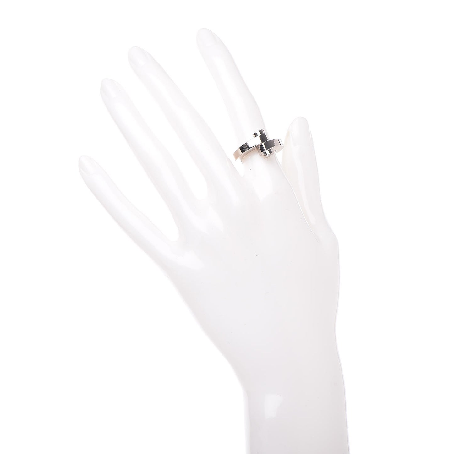 18K White Gold Menotte Ring 49 4.75