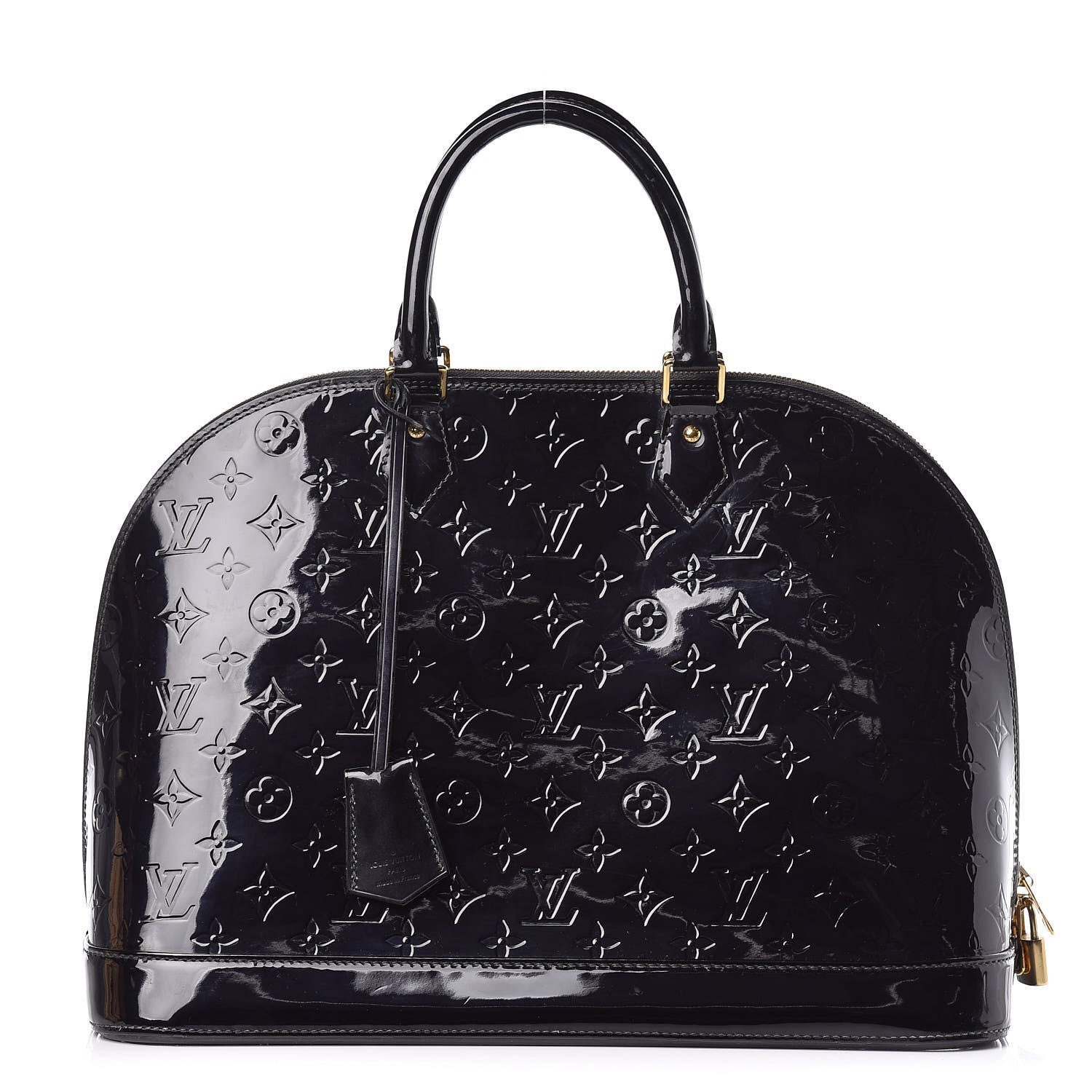 Louis Vuitton Vernis Alma GM Noir Magnetique 1 of 13