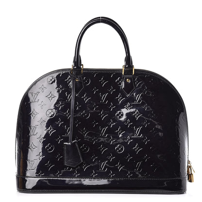 Louis Vuitton Vernis Alma GM Noir Magnetique 1 of 13