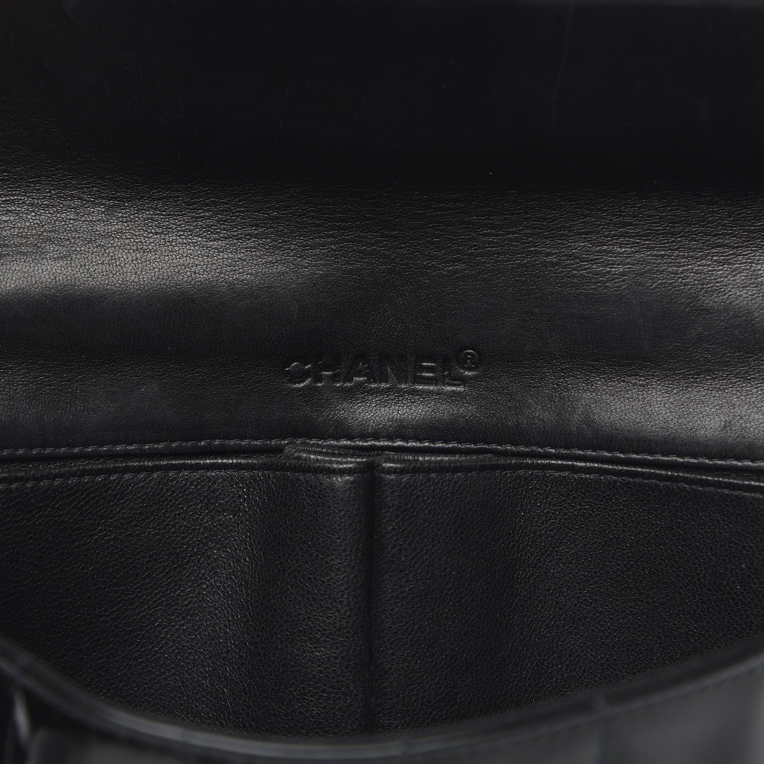 Chanel Patent Quilted East West Chocolate Bar Flap Black 6 of 14