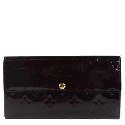 Louis Vuitton Vernis Sarah Wallet Amarante 1 of 7