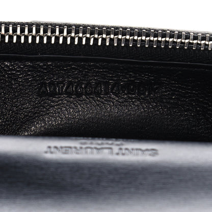 Saint Laurent Calfskin Fragments Flap Wallet Black 8 of 12