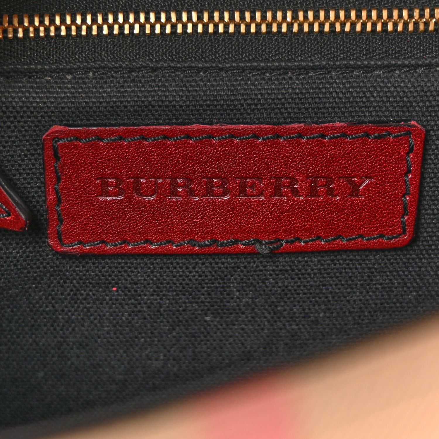 Burberry House Check Bridle Calfskin Small Abbott Crossbody Bag Red Claret 6 of 14