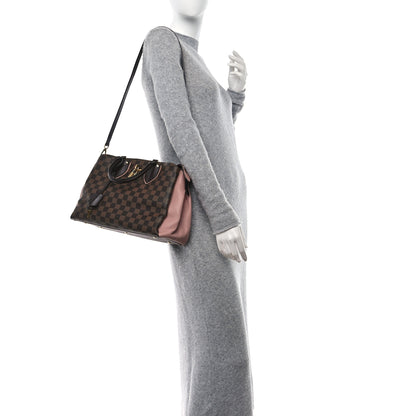 Louis Vuitton Cuir Taurillon Damier Ebene Normandy Magnolia 2 of 15