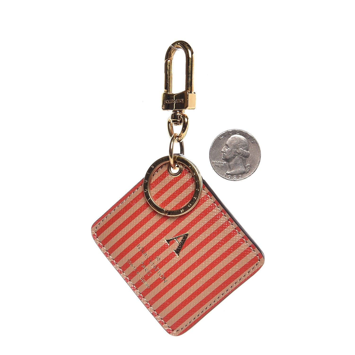 Louis Vuitton Monogram Illustre Trunk Key Holder Bordeaux 2 of 5