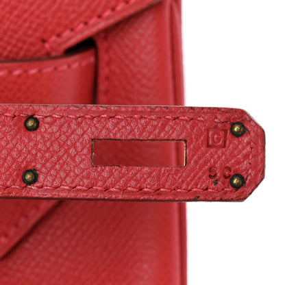 Hermes Epsom Birkin 40 Rouge Vif 7 of 15