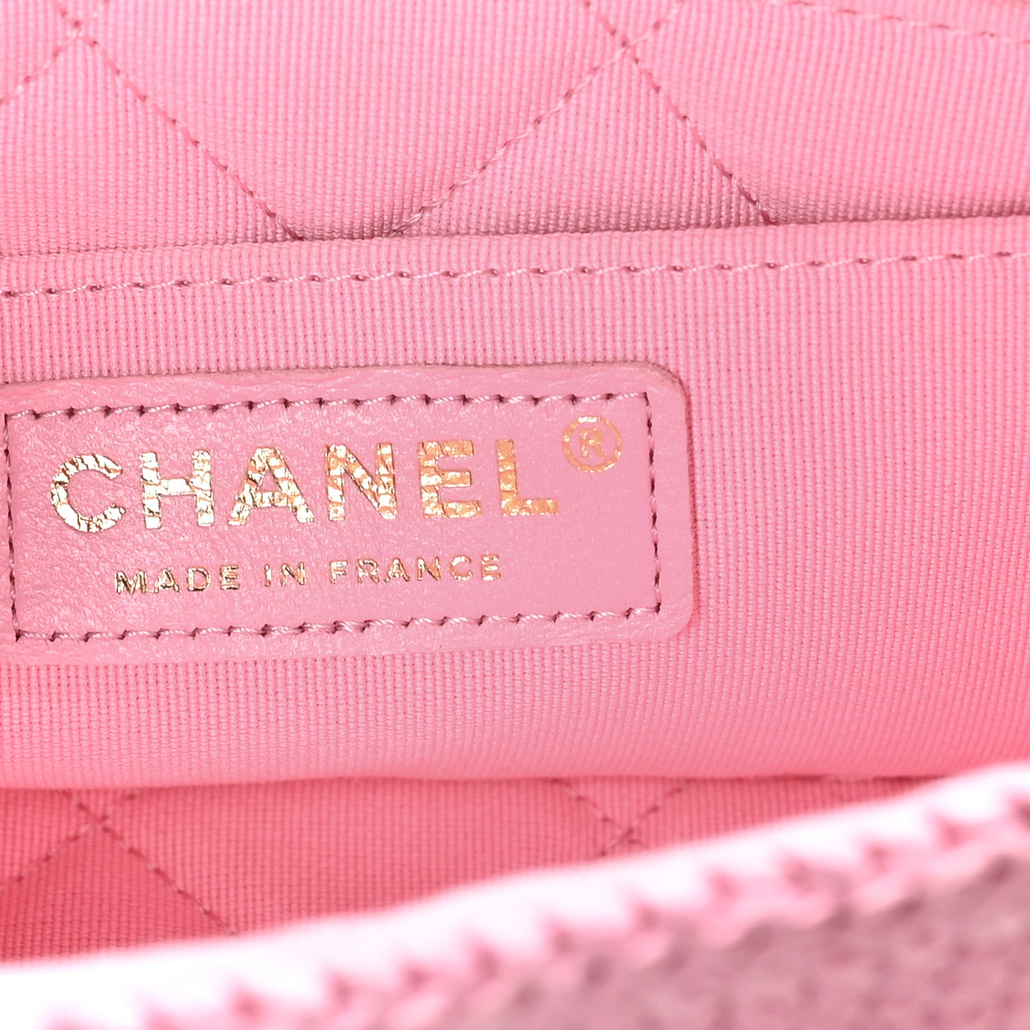 Chanel Raffia Small Dolce Raffia Flap Bag Pink 6 of 11