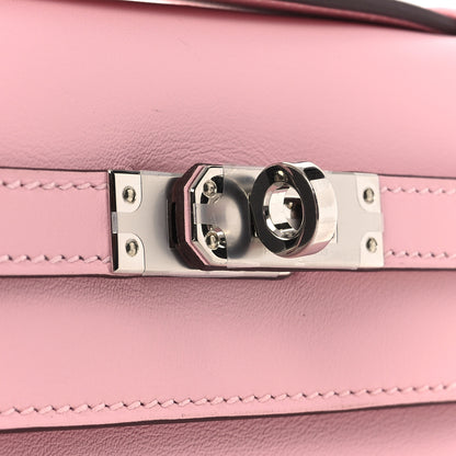 Hermes Swift Kelly Pochette Clutch Rose Sakura 11 of 12