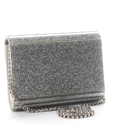 Jimmy Choo Acrylic Glitter Candy Clutch Silver 3 of 10