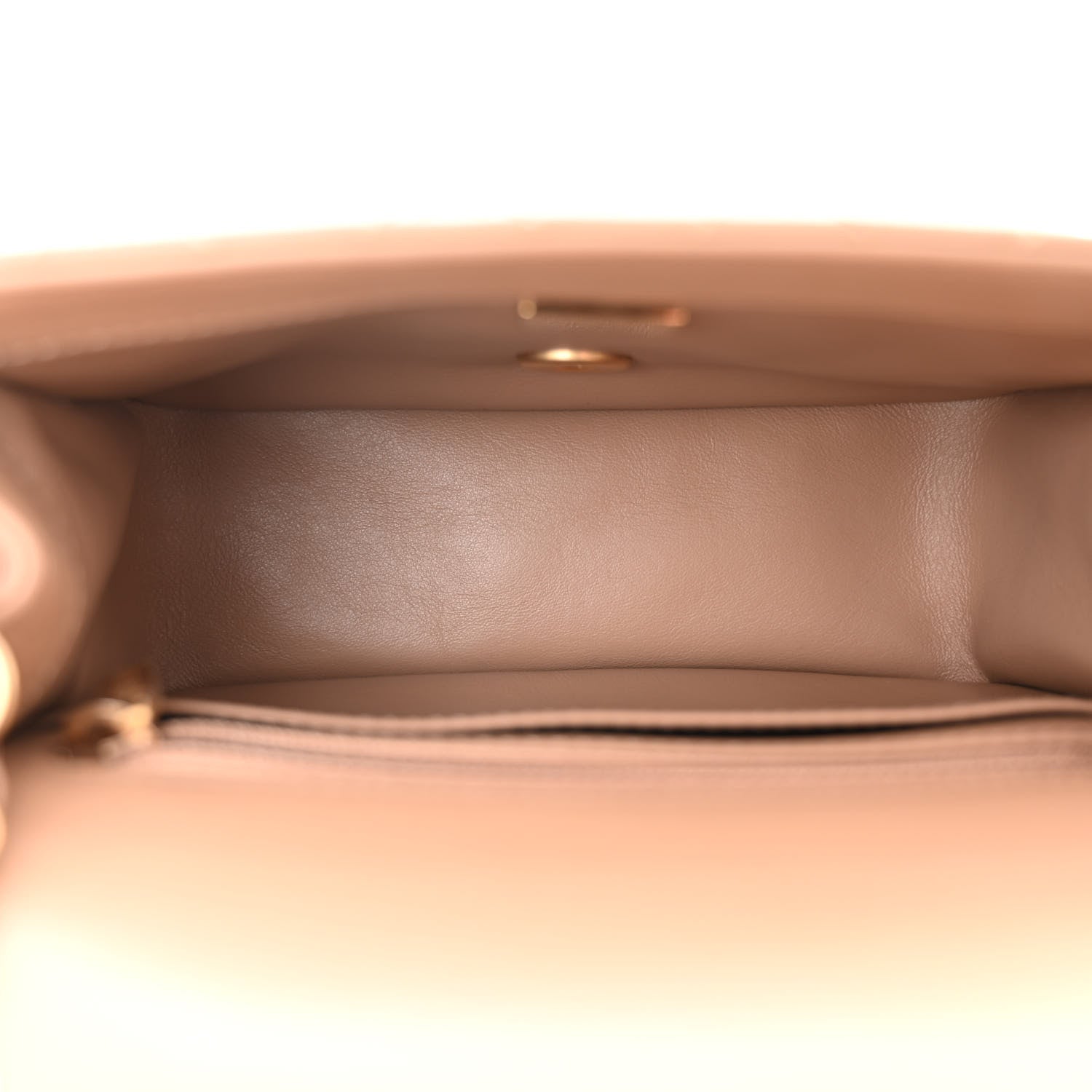Chanel Lambskin Quilted Mini Pearl Crush Flap Dark Beige 5 of 11