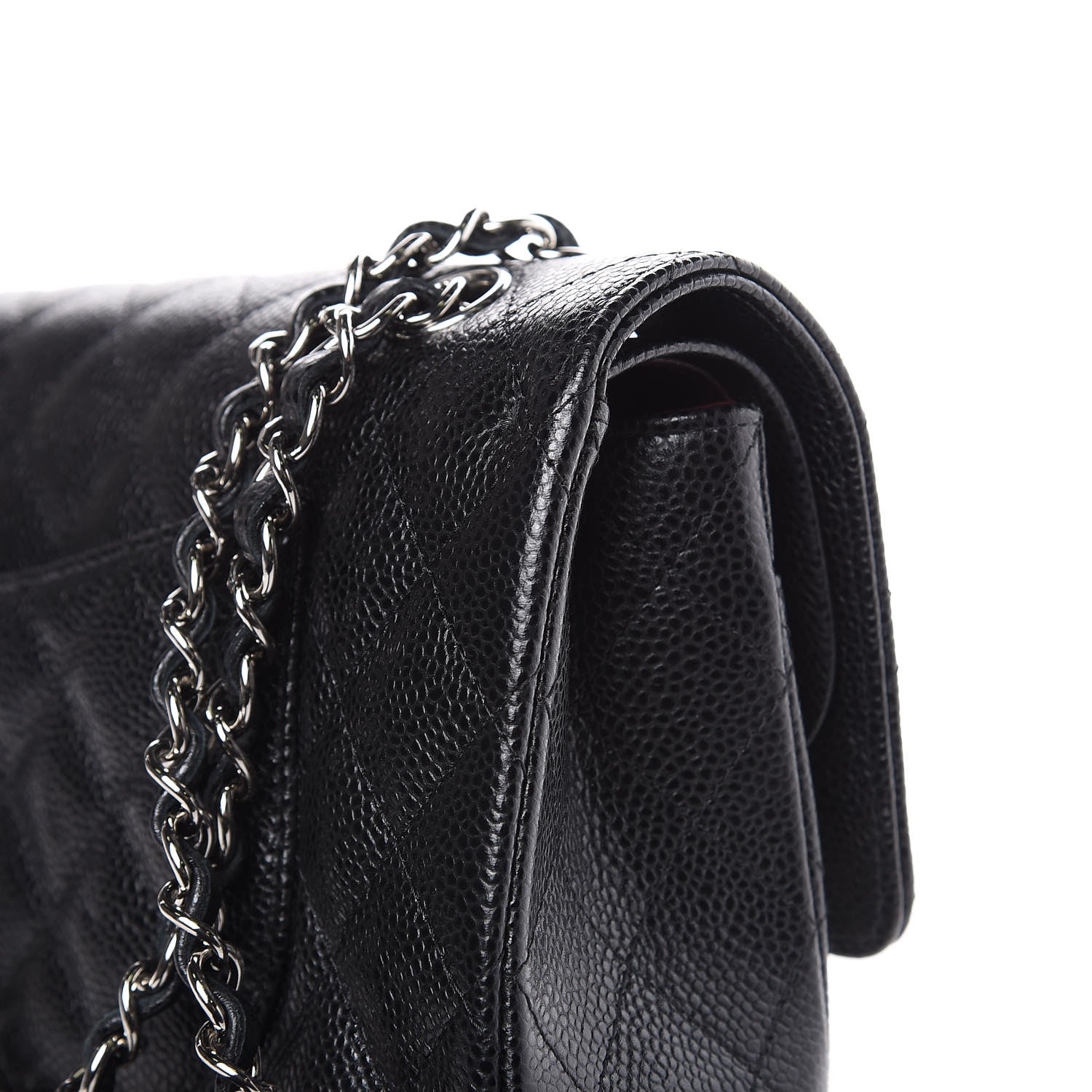 Chanel Caviar Quilted Medium Double Flap Black 12 of 12