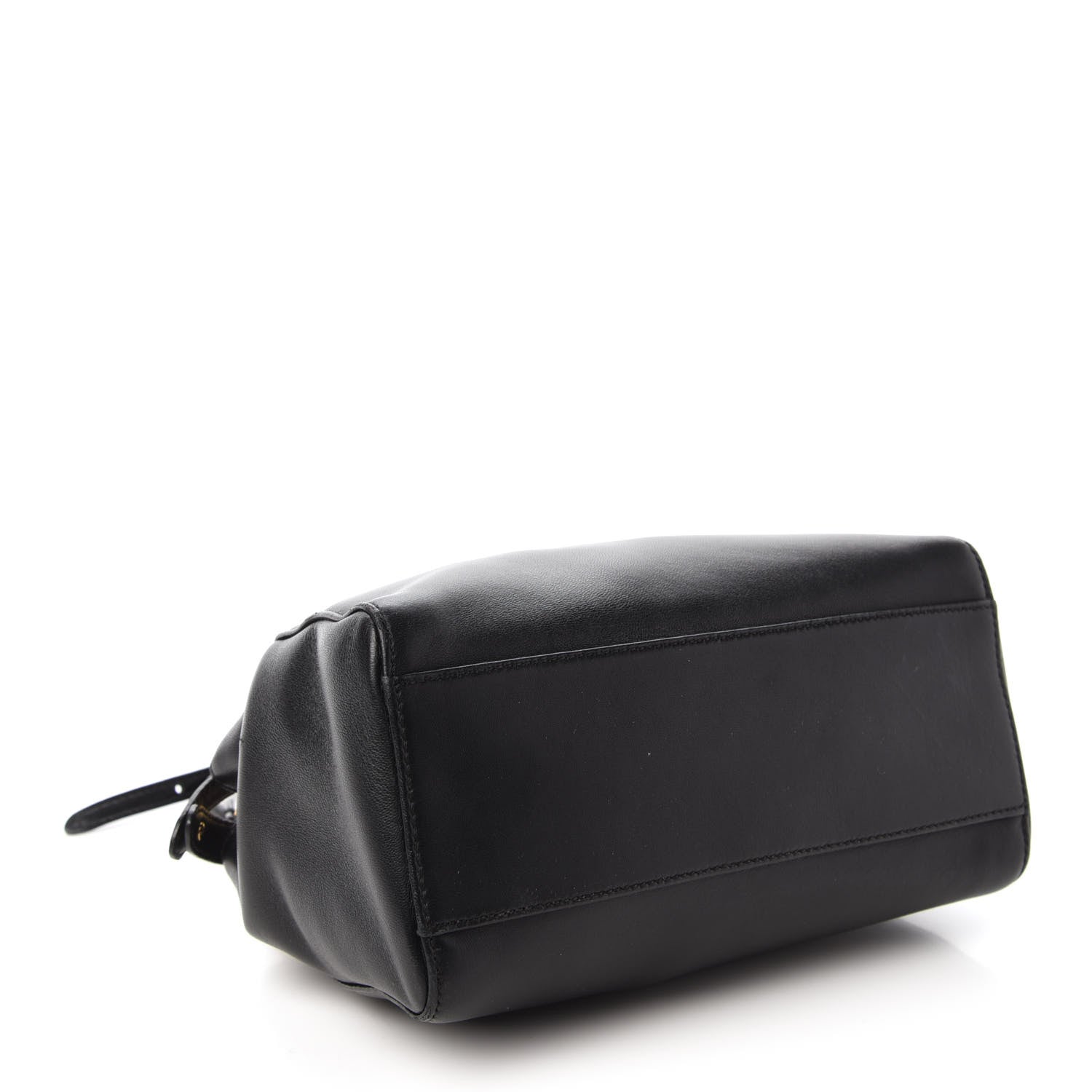 Fendi Nappa Mini Peekaboo Iconic Satchel Black 4 of 9