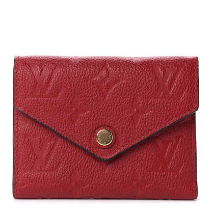 Louis Vuitton Empreinte Victorine Wallet Scarlet 1 of 9