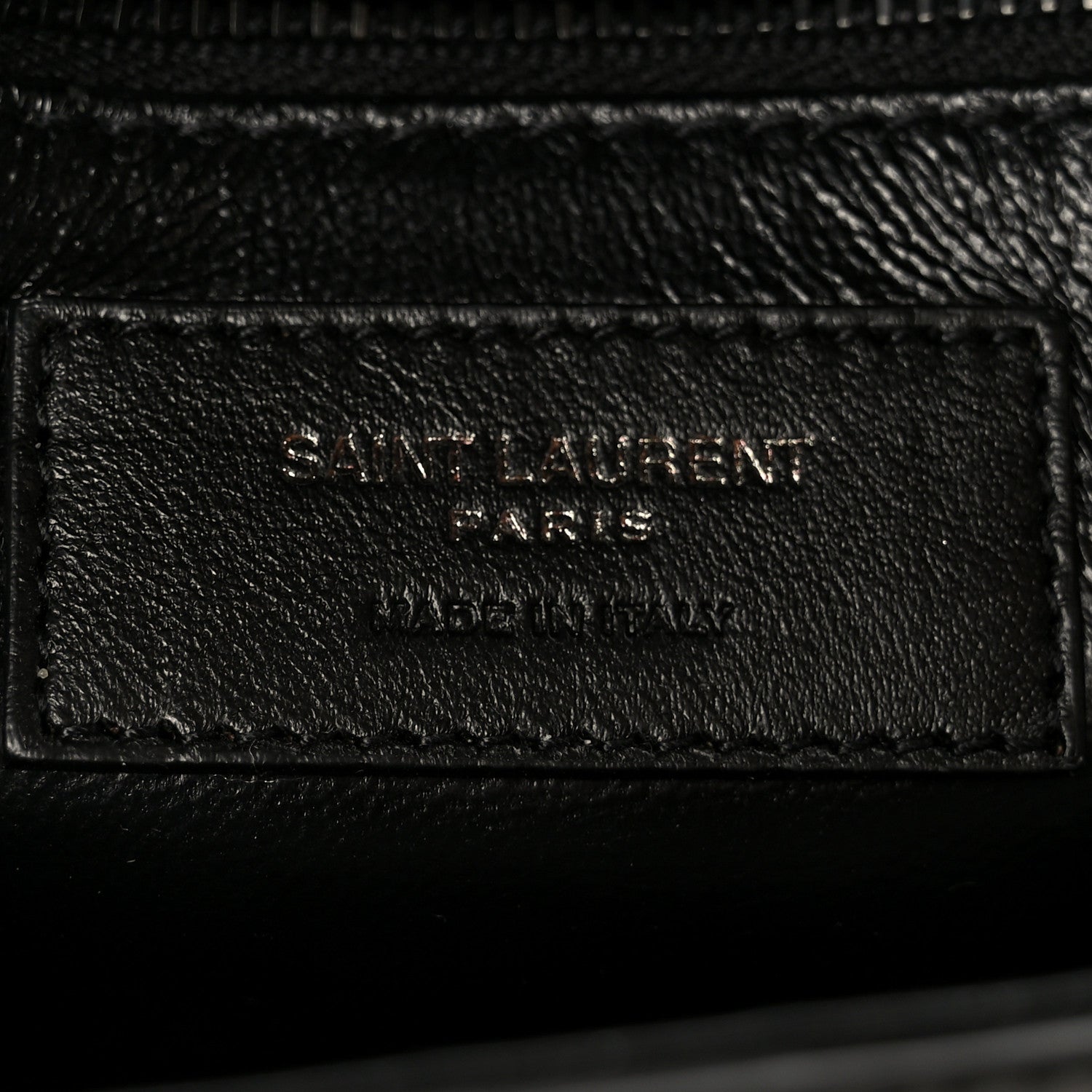 Saint Laurent Patent Le 5 A 7 Monochrome Hobo Black 6 of 12