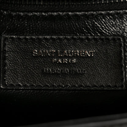 Saint Laurent Patent Le 5 A 7 Monochrome Hobo Black 6 of 12