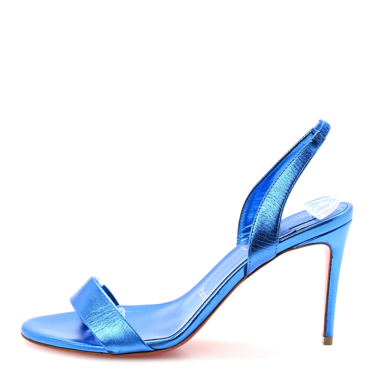 Kid Laminato O Marylin 85 Slingback Sandal Heels 36.5 Alize
