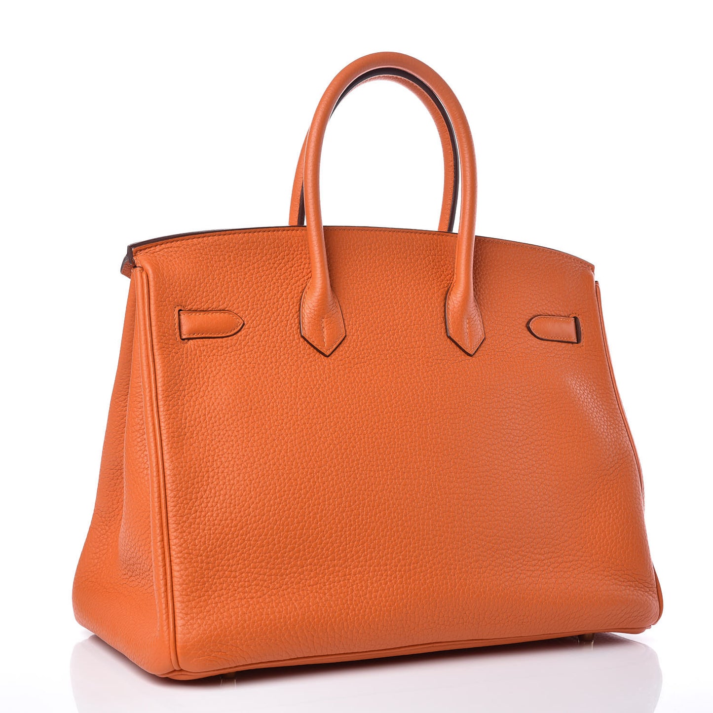 Taurillon Clemence Birkin 35 Orange