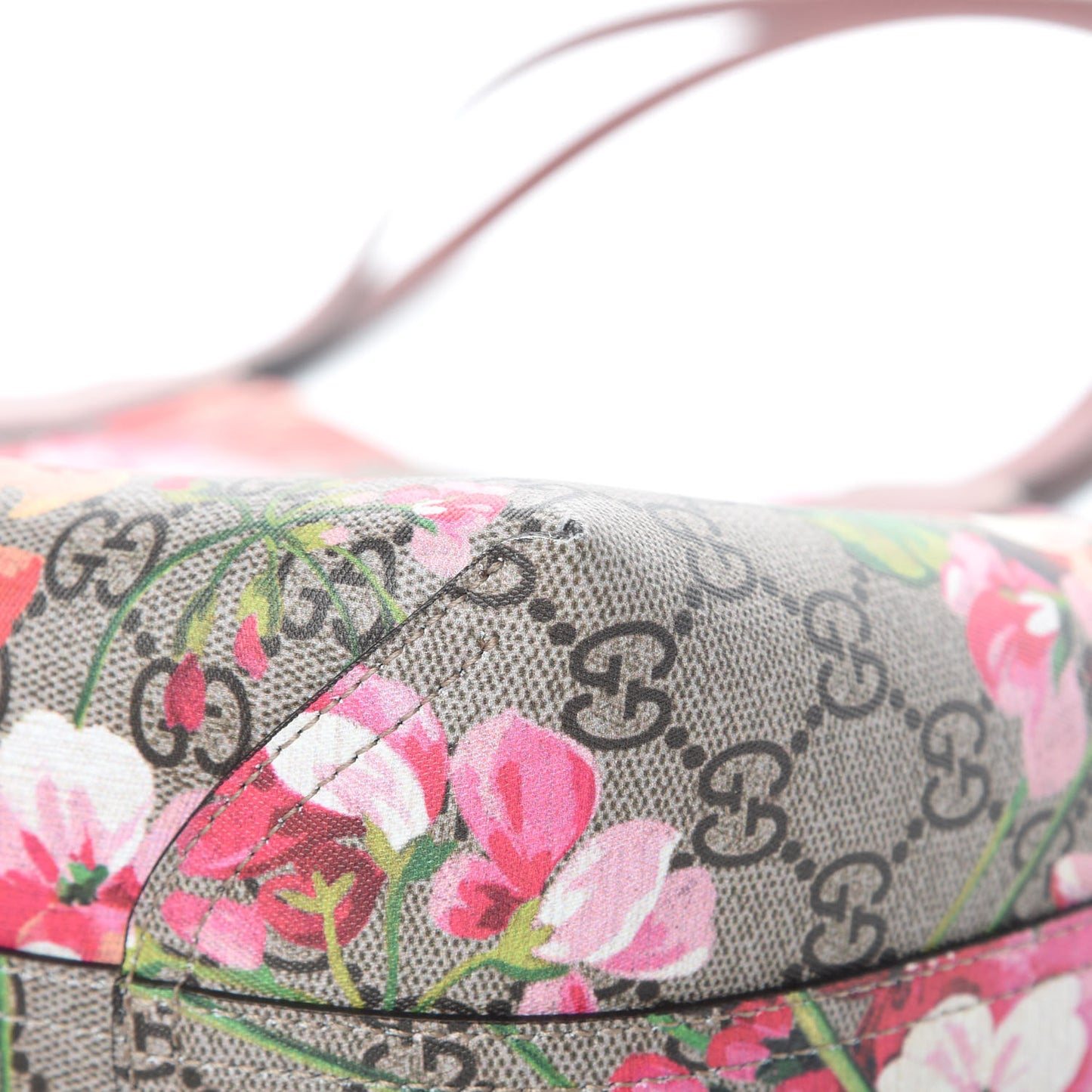 GG Supreme Monogram Blooms Medium Reversible Tote Beige Multicolor Dry Rose