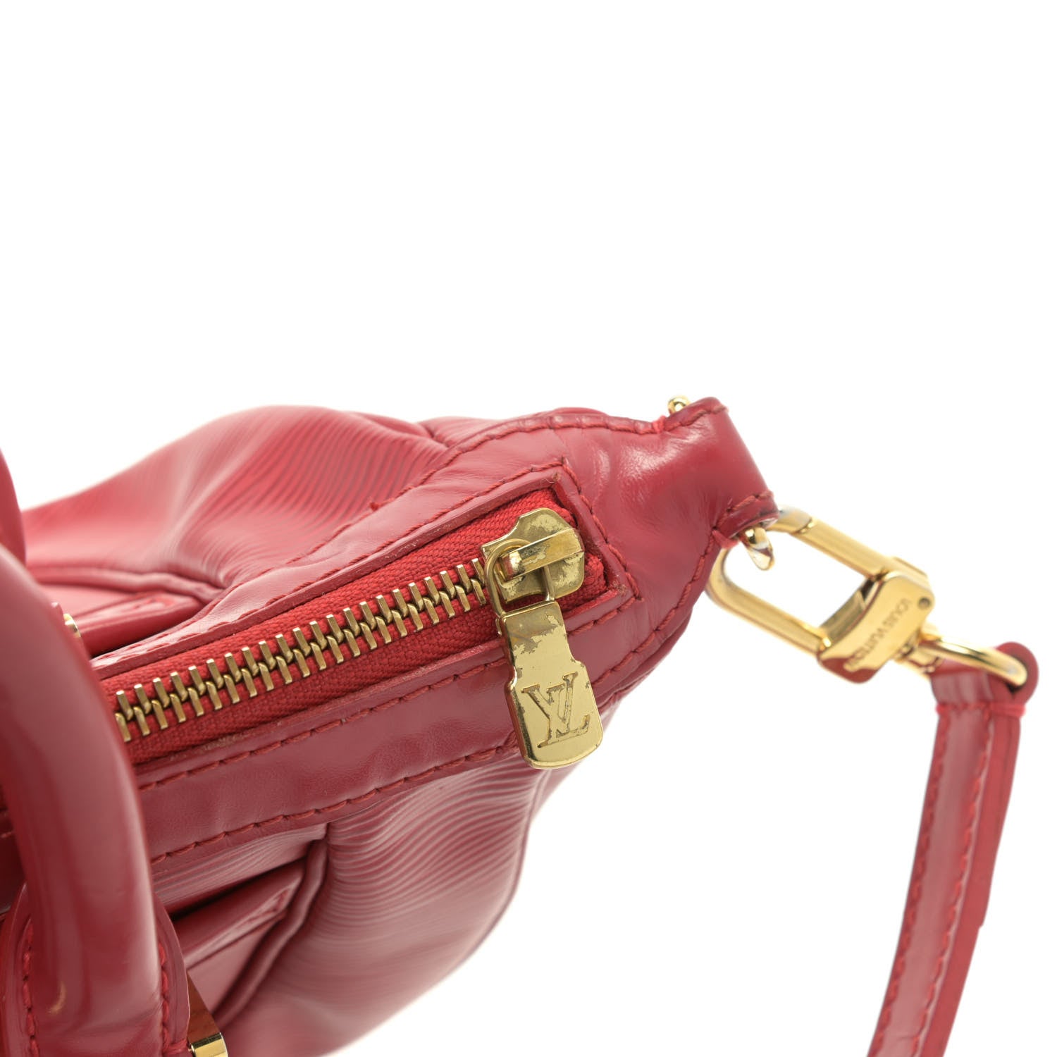Louis Vuitton Epi Dhanura PM Castillan Red 12 of 14