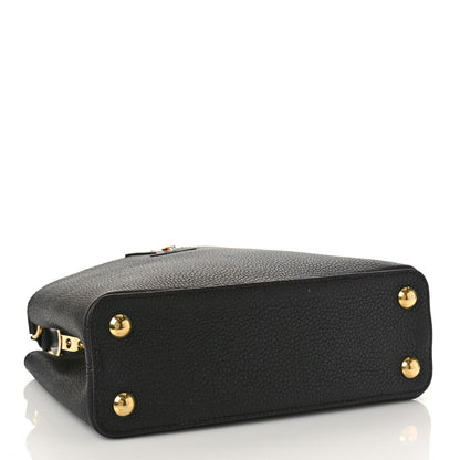 Louis Vuitton Taurillon Capucines BB Black 4 of 8