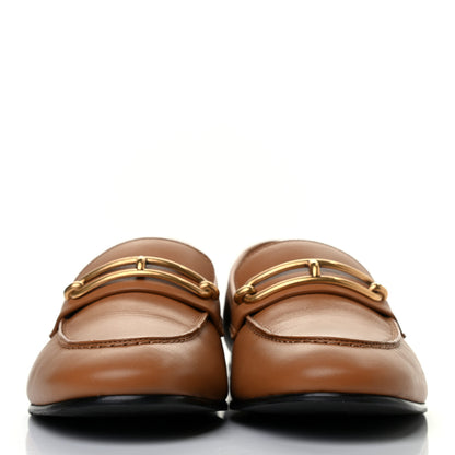 Hermes Calfskin Colette Loafer 38.5 Beige Dore 2 of 8
